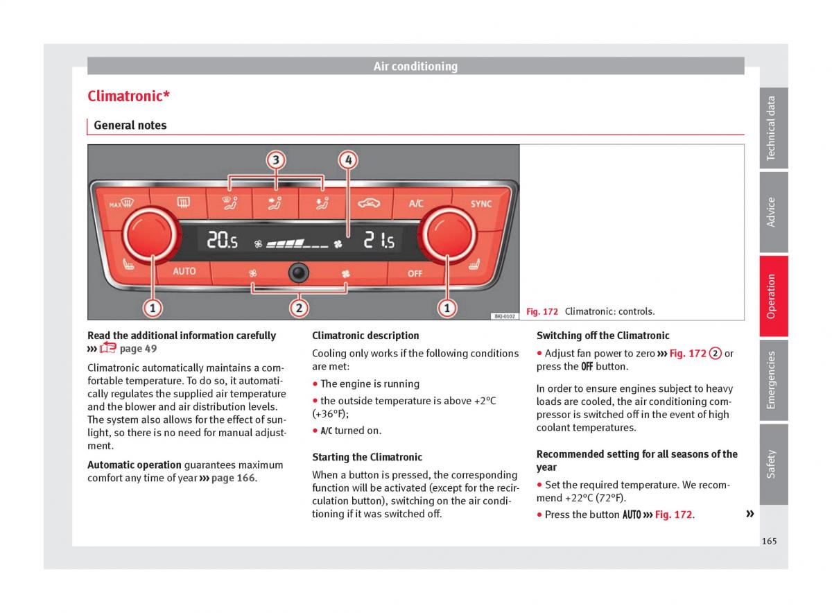 Seat Arona owners manual / page 167