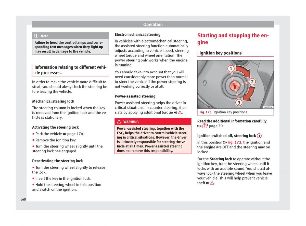 Seat Arona owners manual / page 170