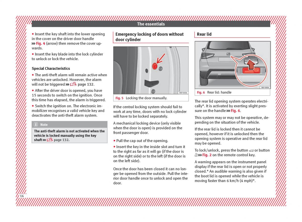 Seat Arona owners manual / page 18