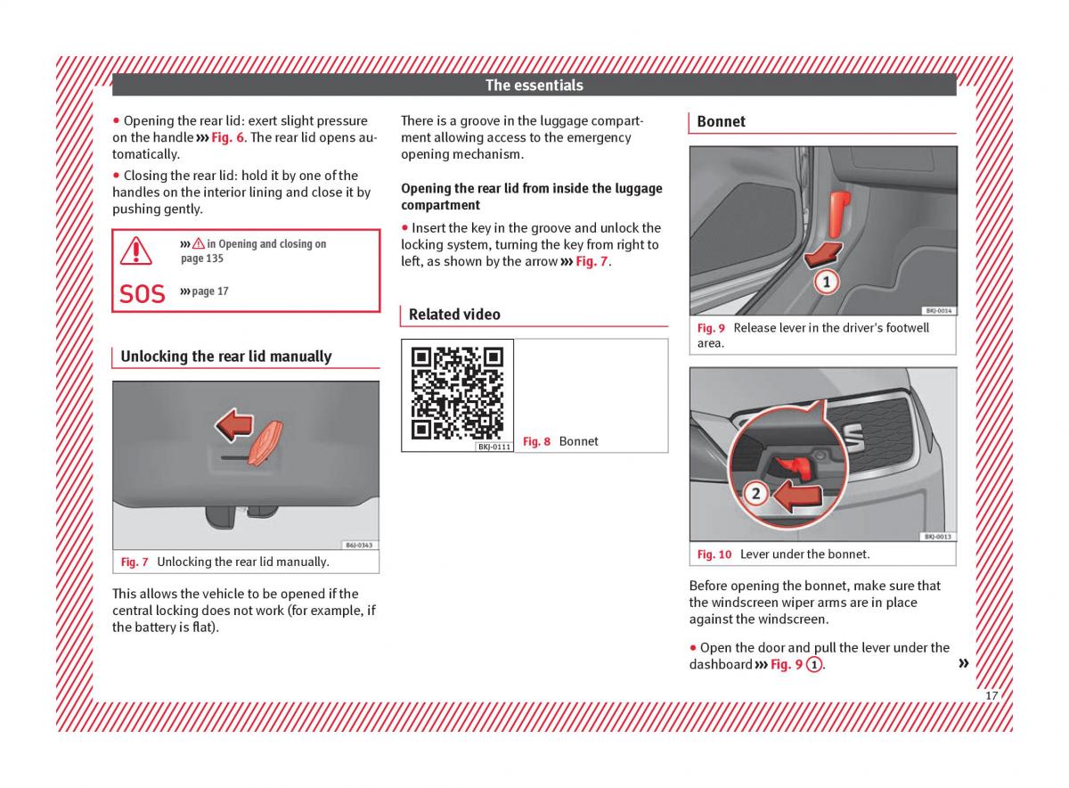 Seat Arona owners manual / page 19