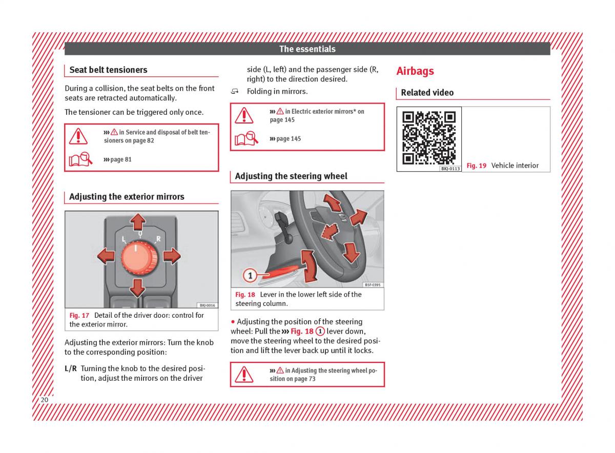 Seat Arona owners manual / page 22