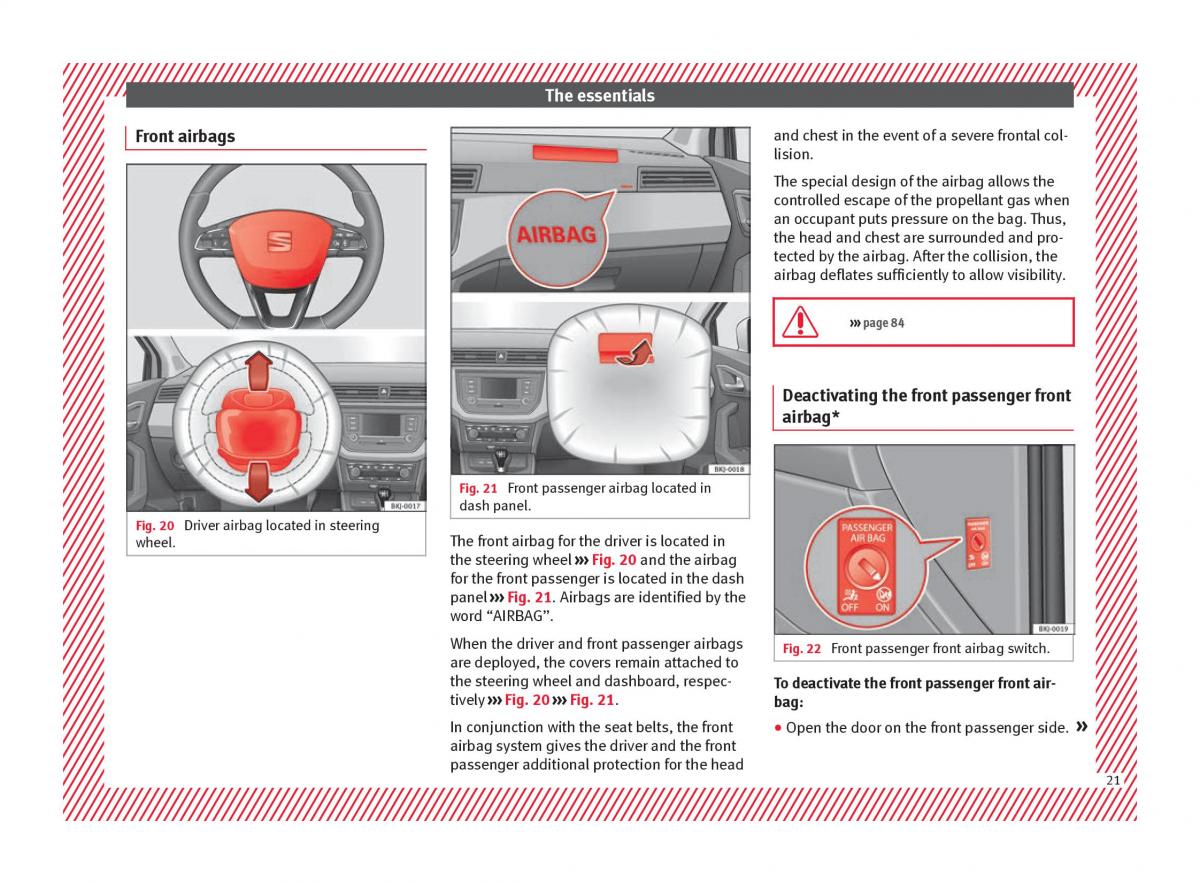 Seat Arona owners manual / page 23