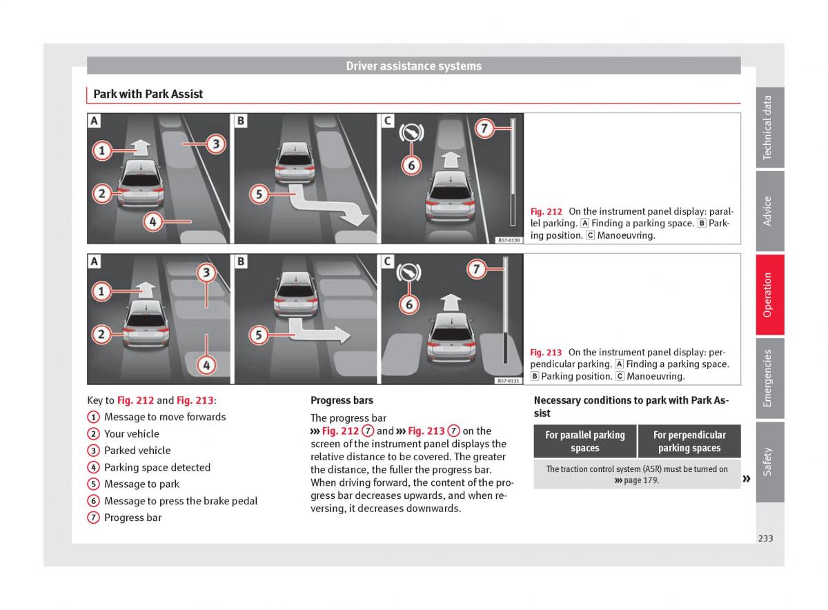 Seat Arona owners manual / page 235