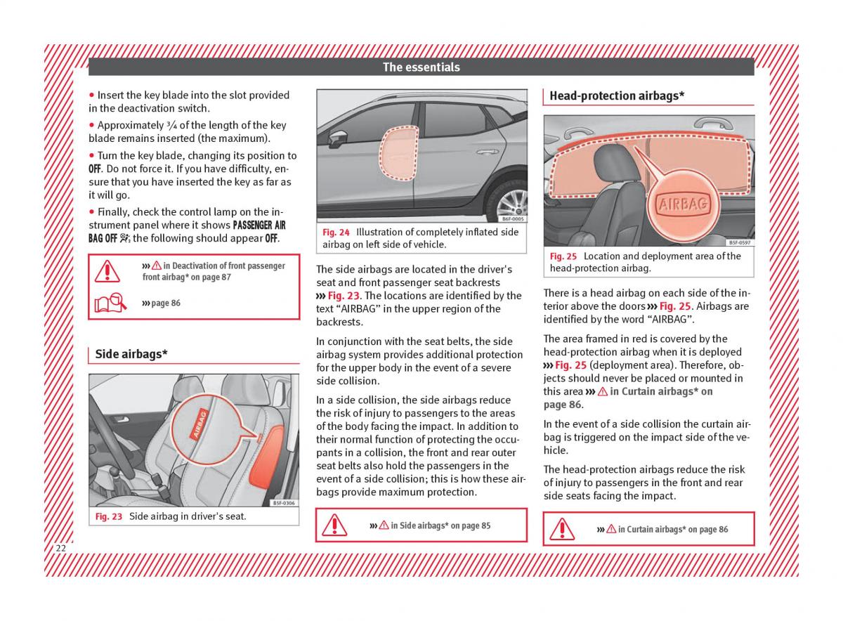 Seat Arona owners manual / page 24