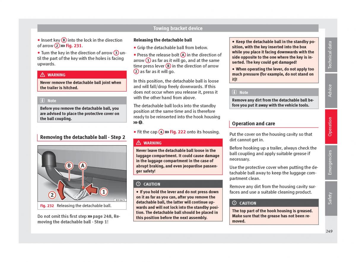 Seat Arona owners manual / page 251