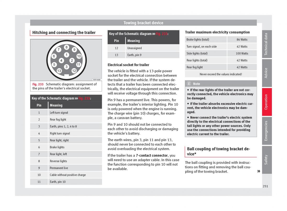 Seat Arona owners manual / page 253