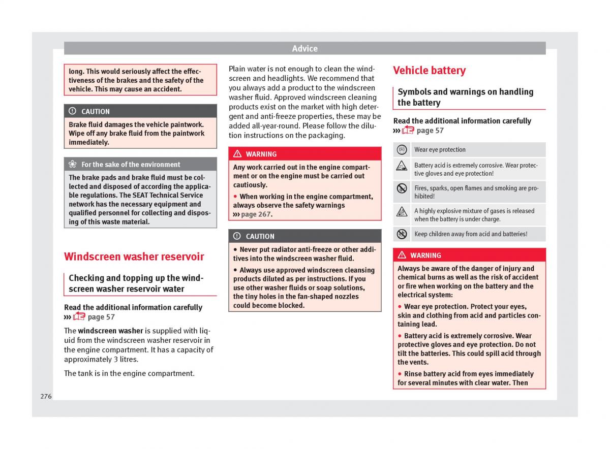 Seat Arona owners manual / page 278