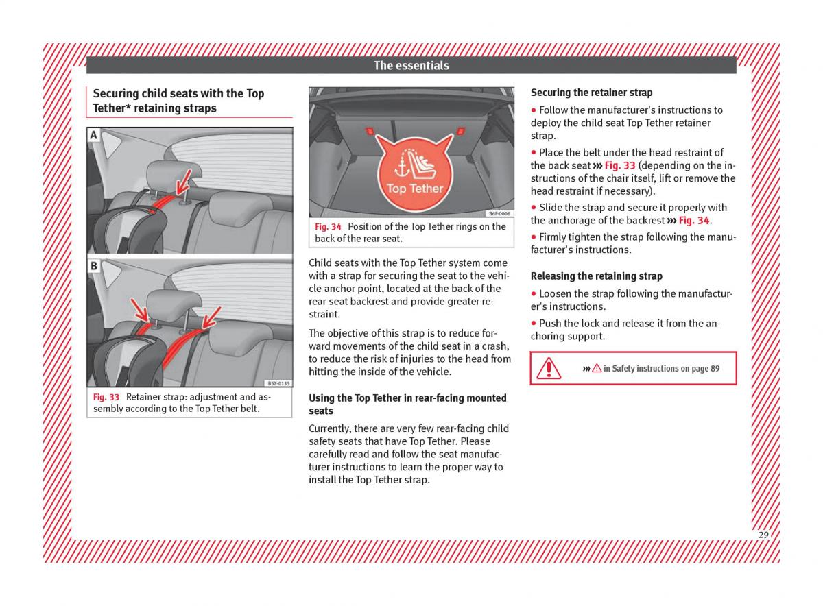 Seat Arona owners manual / page 31