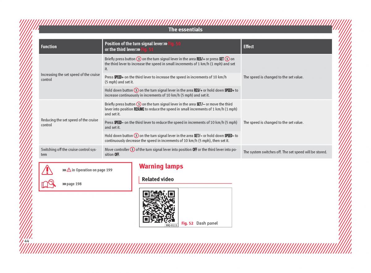 Seat Arona owners manual / page 46