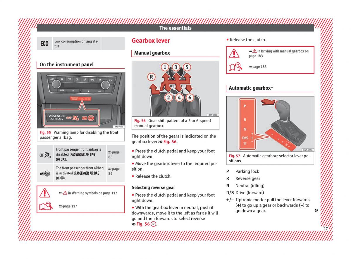 Seat Arona owners manual / page 49