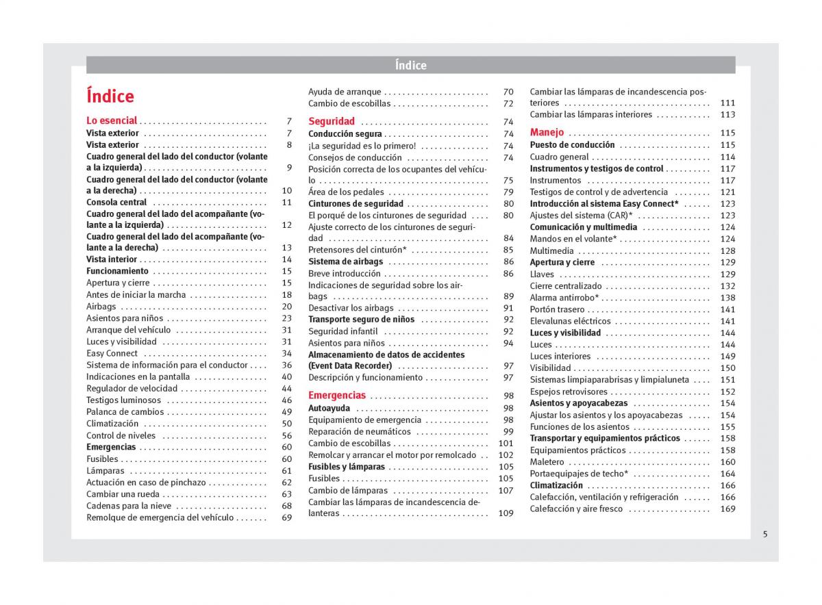 Seat Arona manual del propietario / page 7