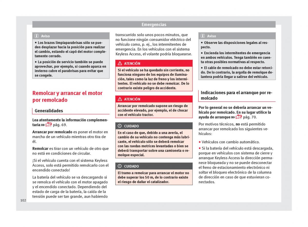 Seat Arona manual del propietario / page 104