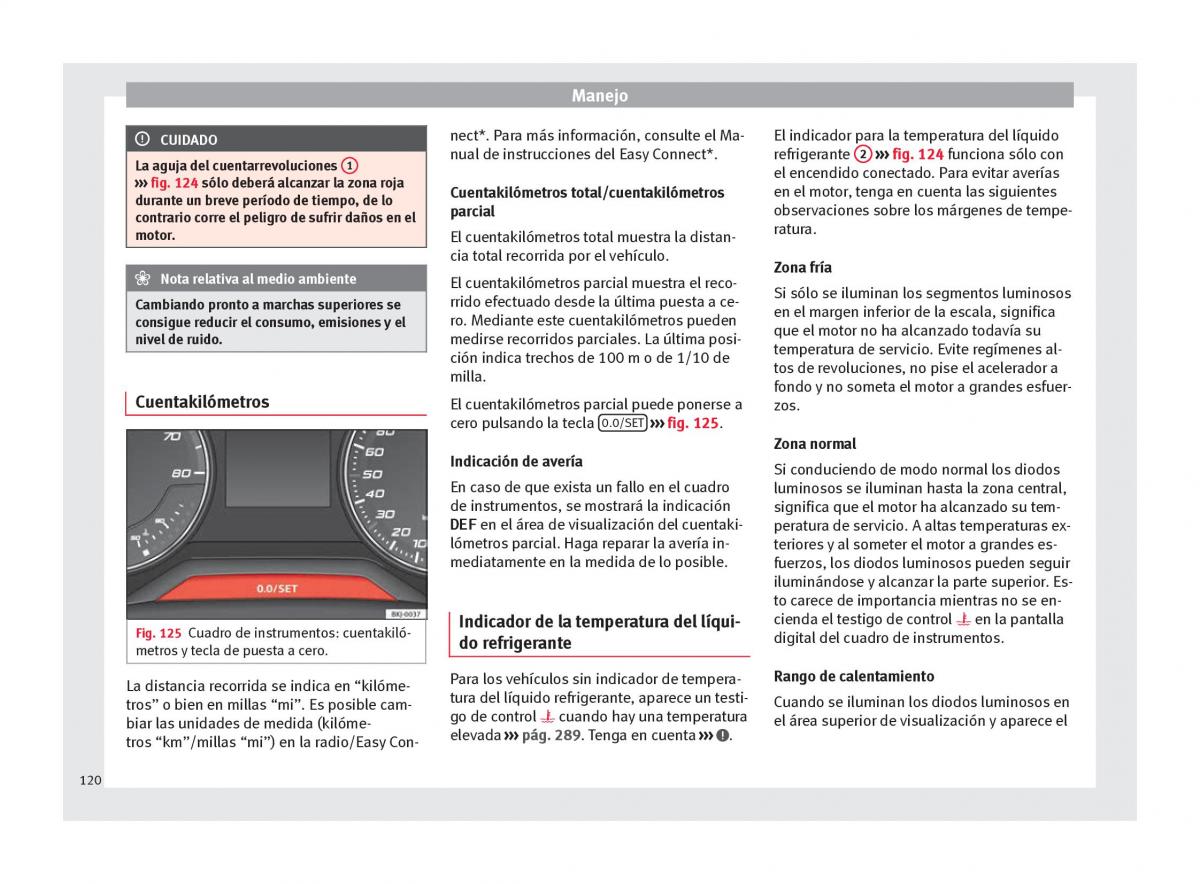 Seat Arona manual del propietario / page 122