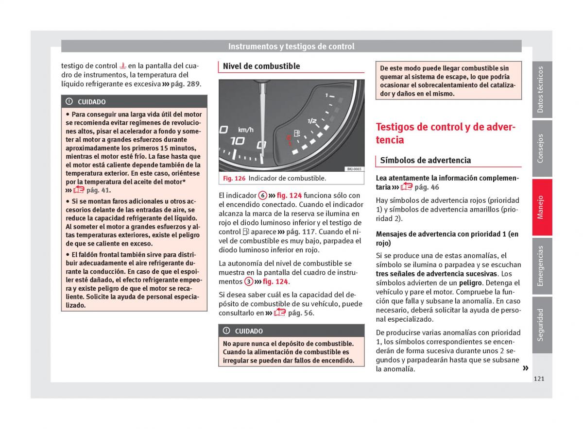 Seat Arona manual del propietario / page 123