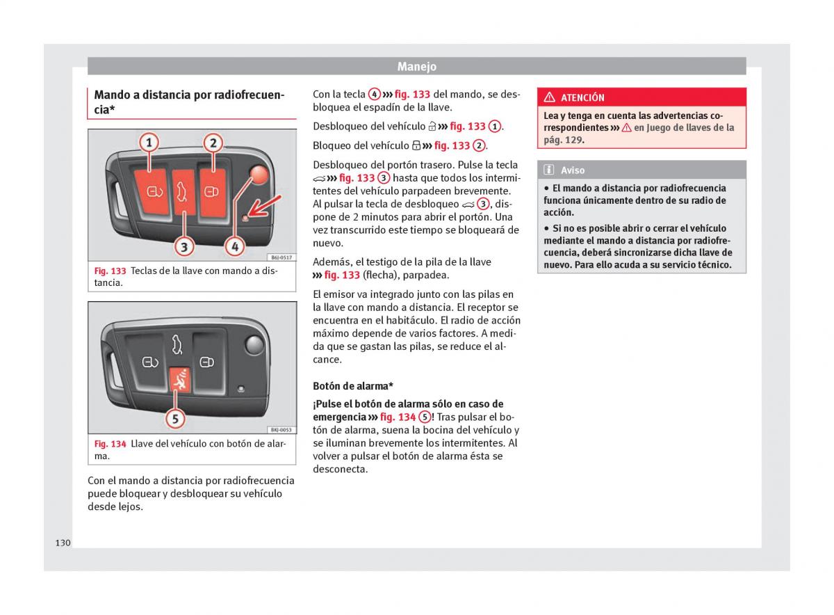 Seat Arona manual del propietario / page 132