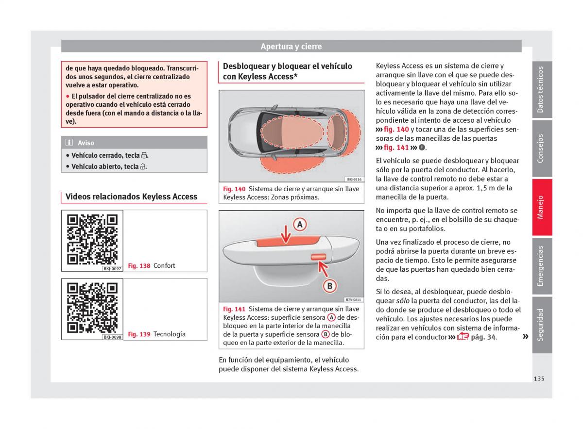 Seat Arona manual del propietario / page 137