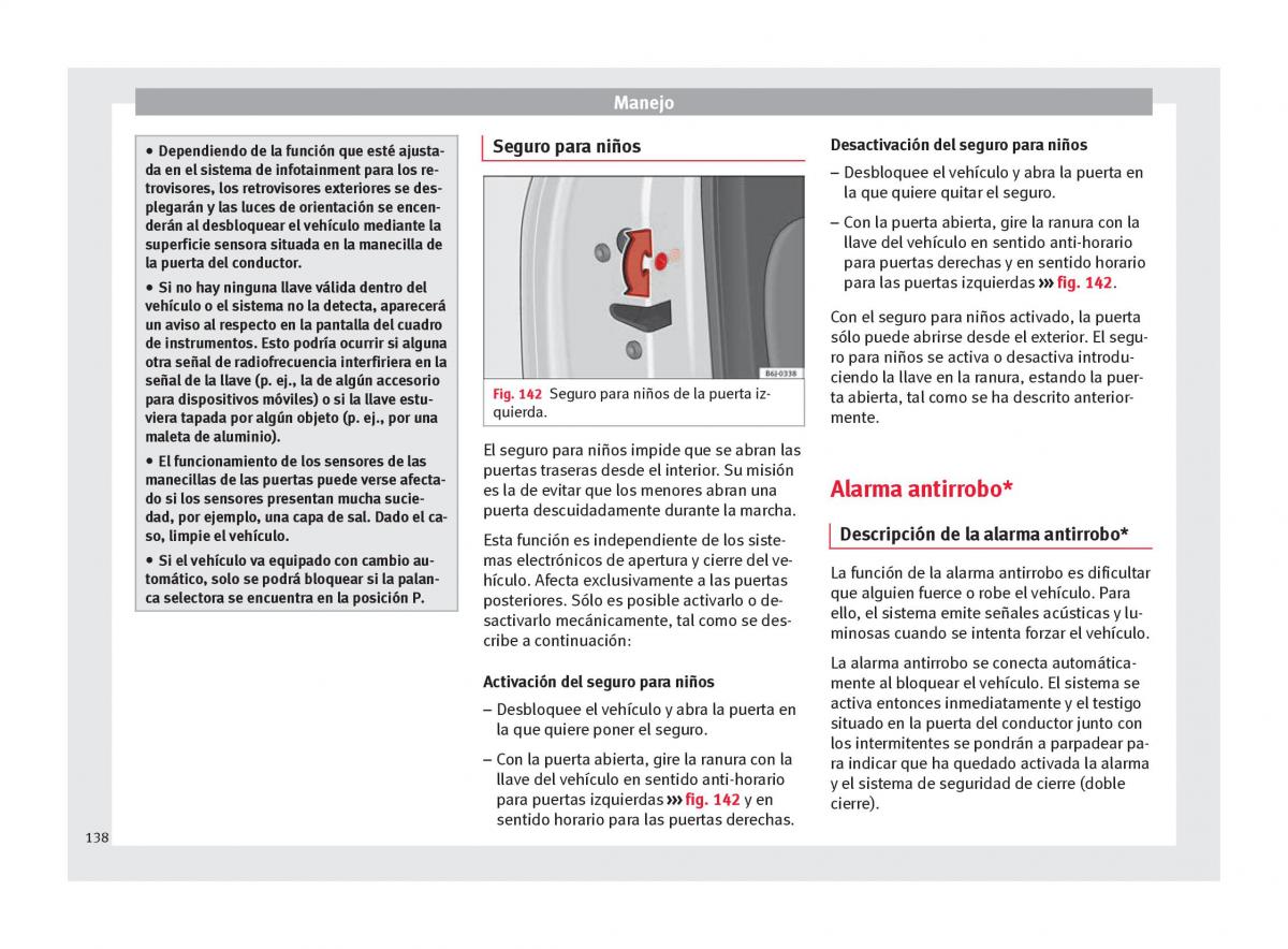 Seat Arona manual del propietario / page 140