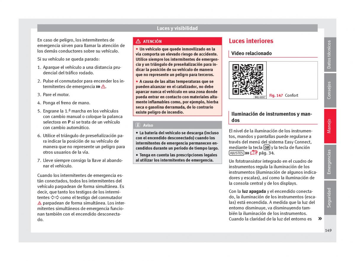 Seat Arona manual del propietario / page 151