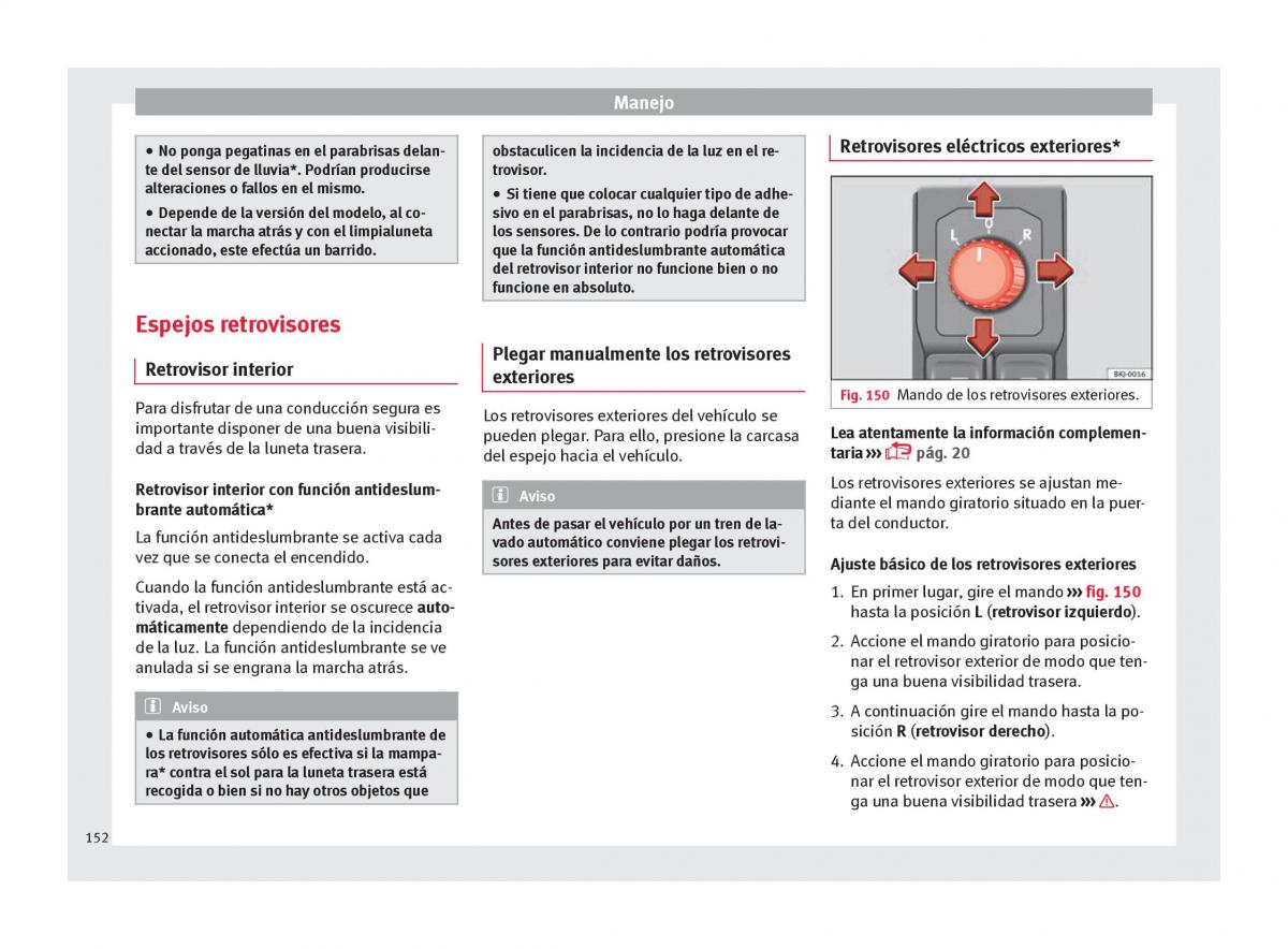 Seat Arona manual del propietario / page 154