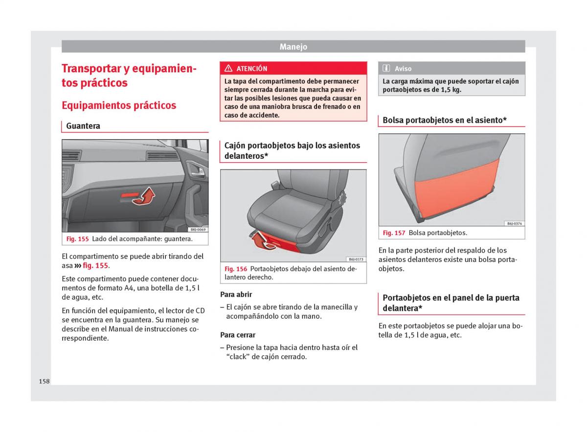 Seat Arona manual del propietario / page 160