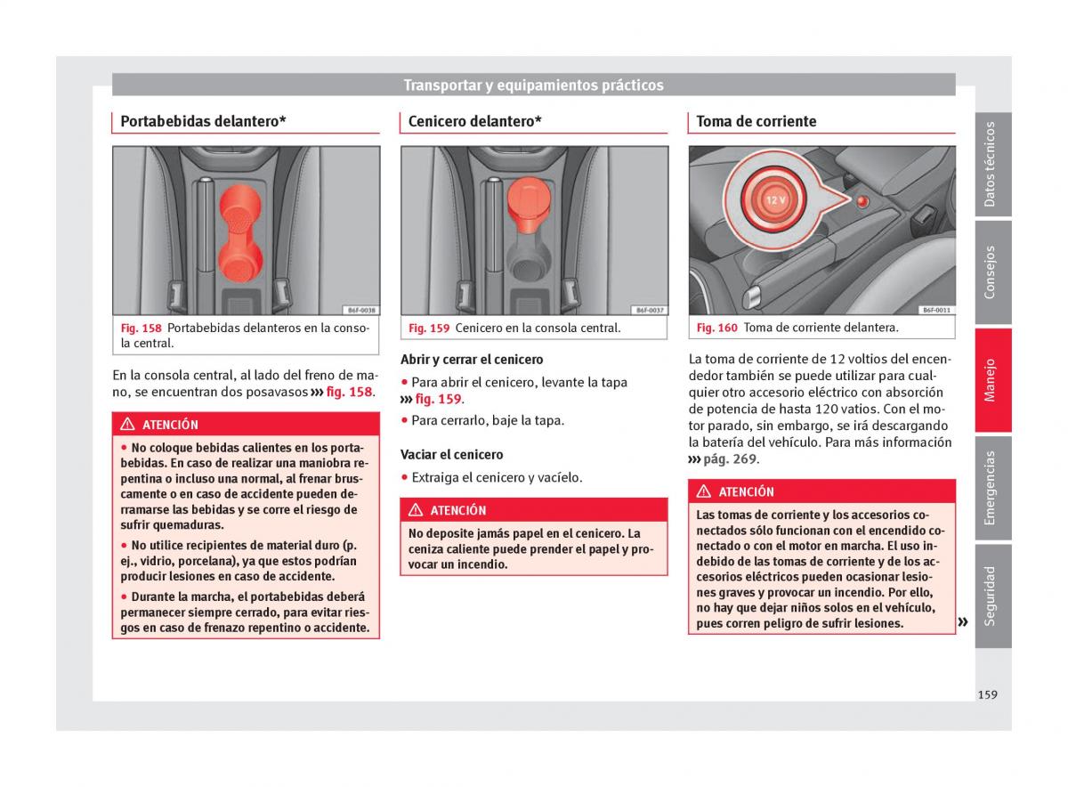 Seat Arona manual del propietario / page 161