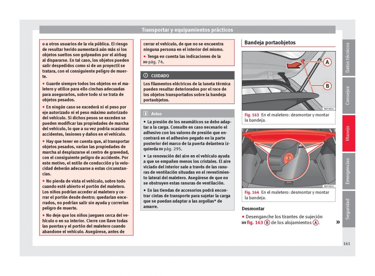 Seat Arona manual del propietario / page 163