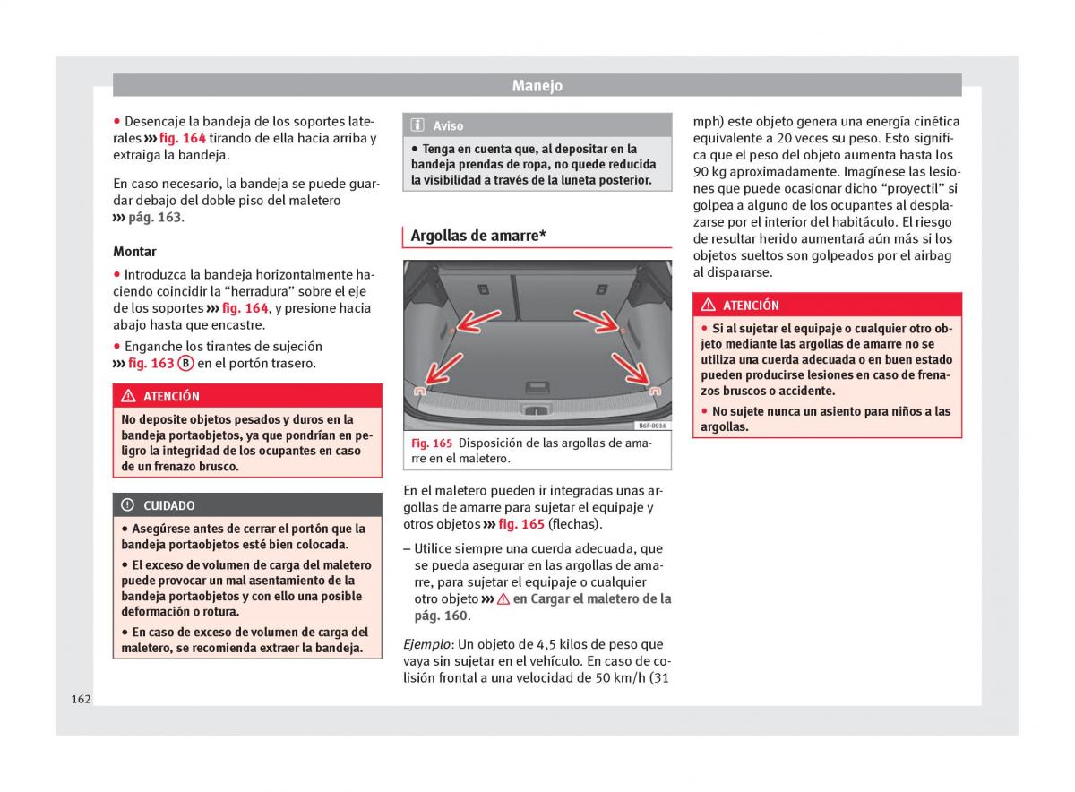 Seat Arona manual del propietario / page 164