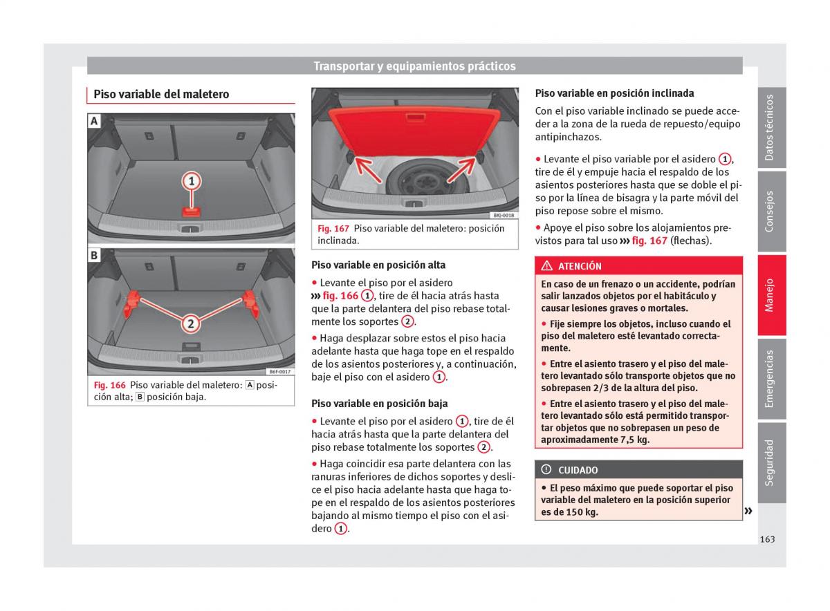 Seat Arona manual del propietario / page 165