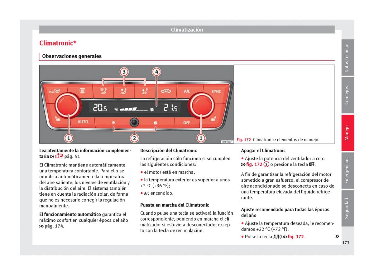 Seat Arona manual del propietario / page 175