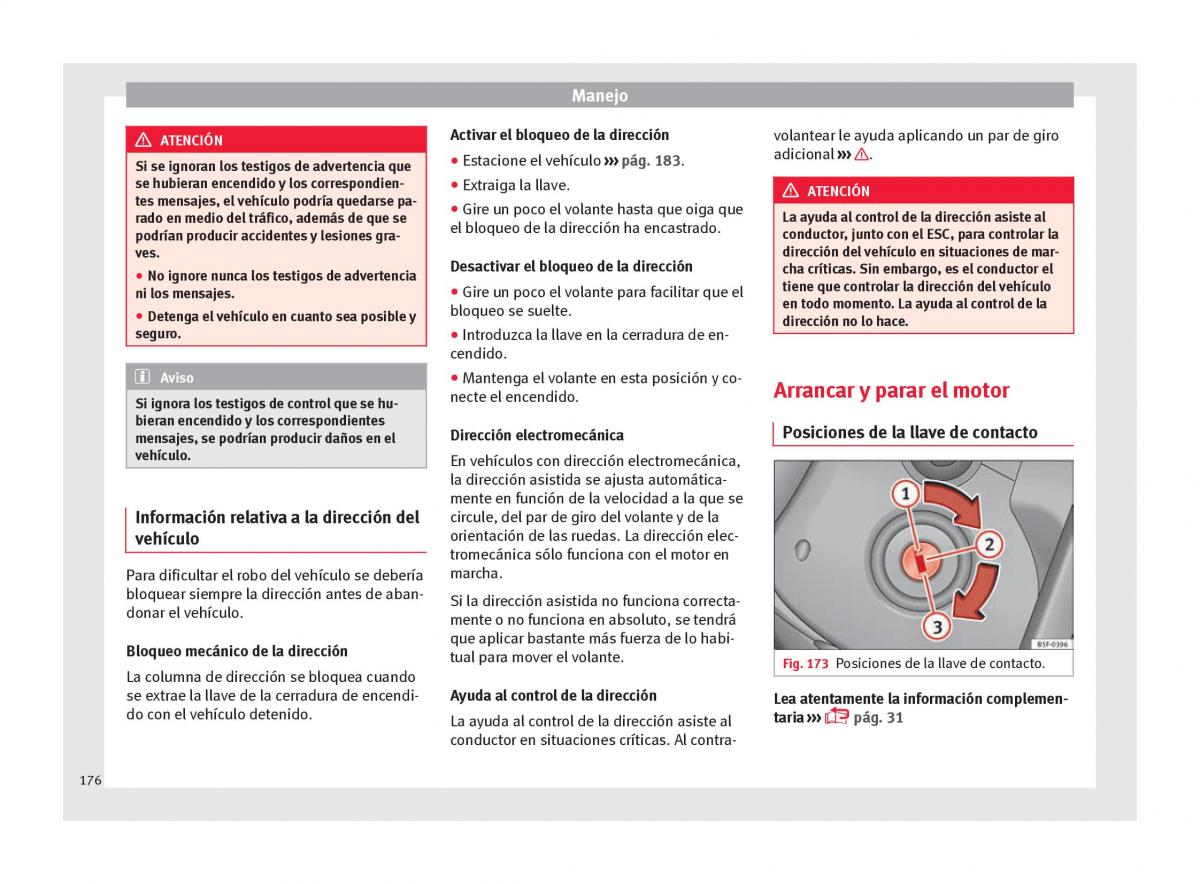 Seat Arona manual del propietario / page 178