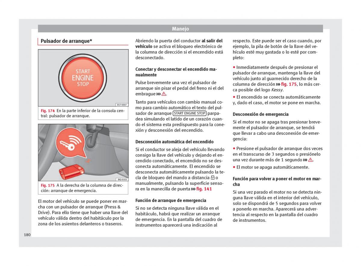 Seat Arona manual del propietario / page 182