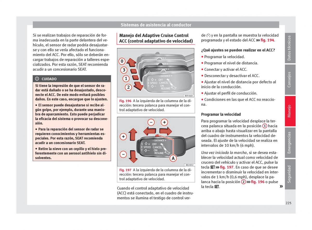 Seat Arona manual del propietario / page 227