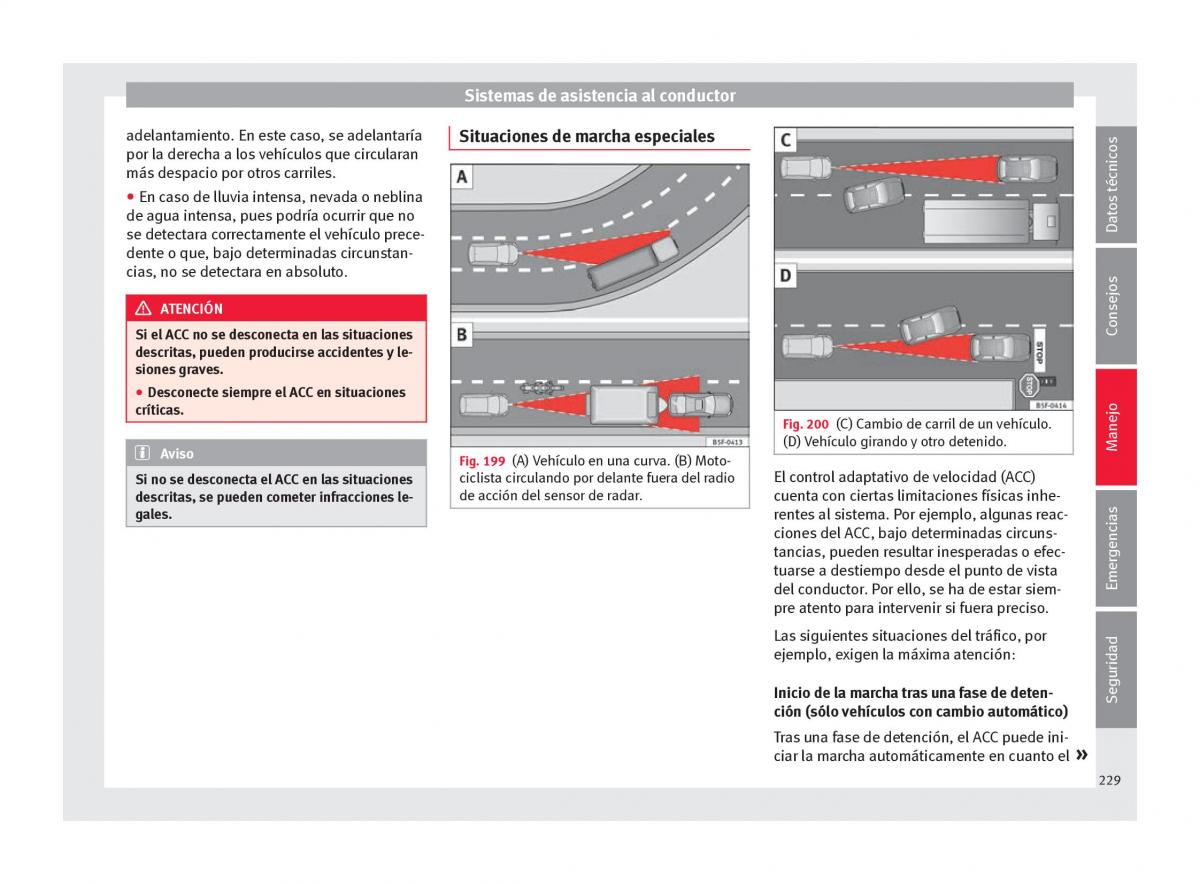 Seat Arona manual del propietario / page 231