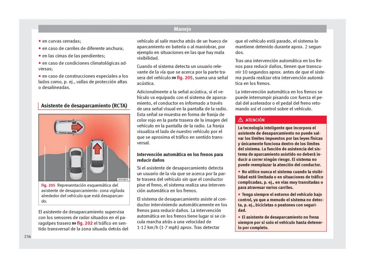 Seat Arona manual del propietario / page 238