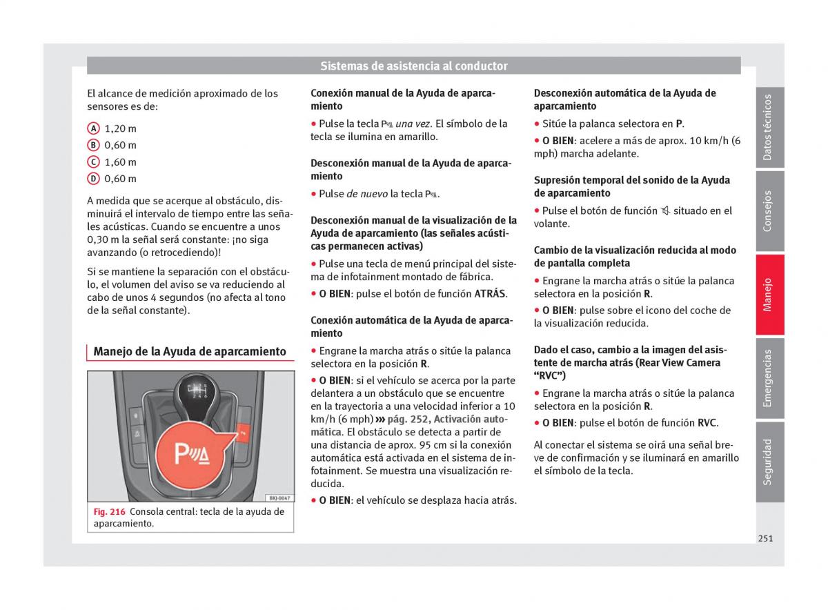 Seat Arona manual del propietario / page 253