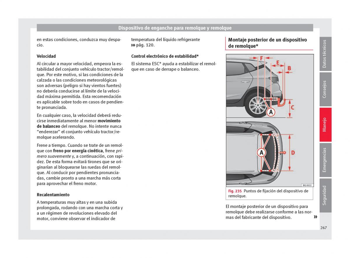 Seat Arona manual del propietario / page 269