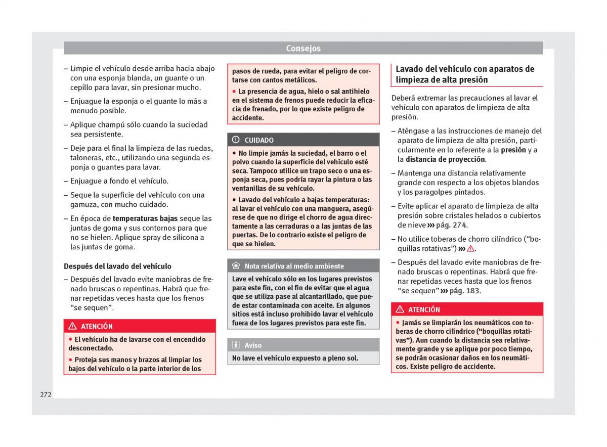 Seat Arona manual del propietario / page 274