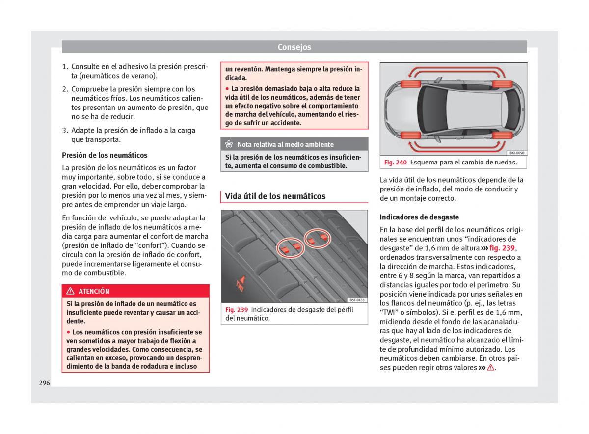 Seat Arona manual del propietario / page 298