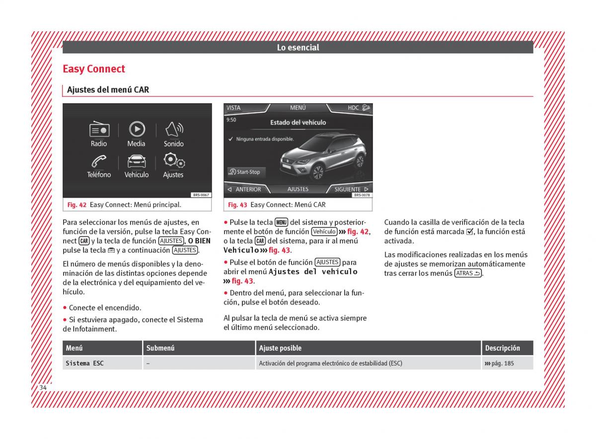 Seat Arona manual del propietario / page 36