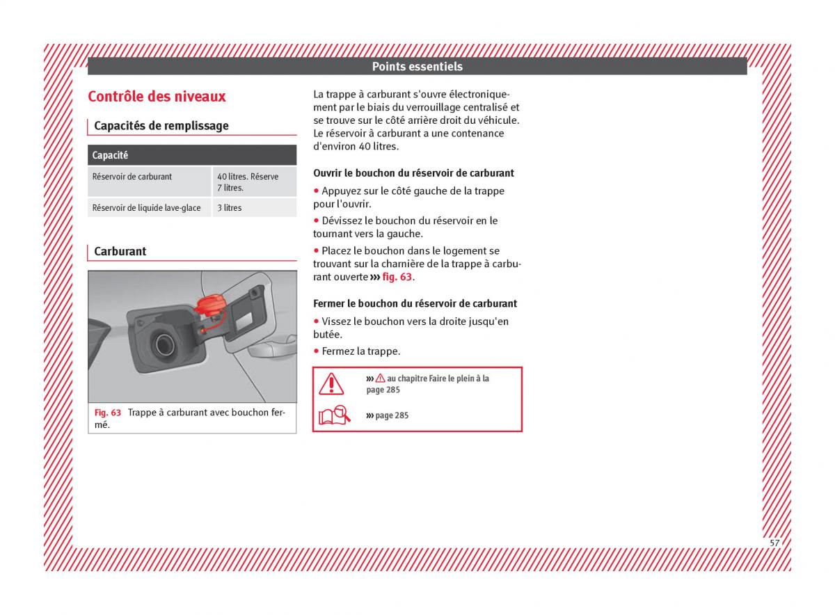 Seat Arona manuel du proprietaire / page 59