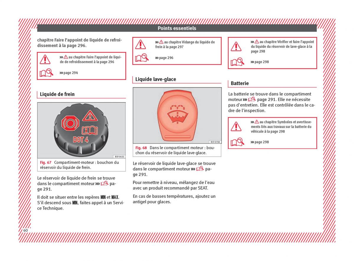 Seat Arona manuel du proprietaire / page 62