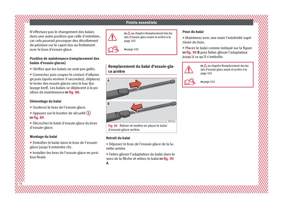 Seat Arona manuel du proprietaire / page 76