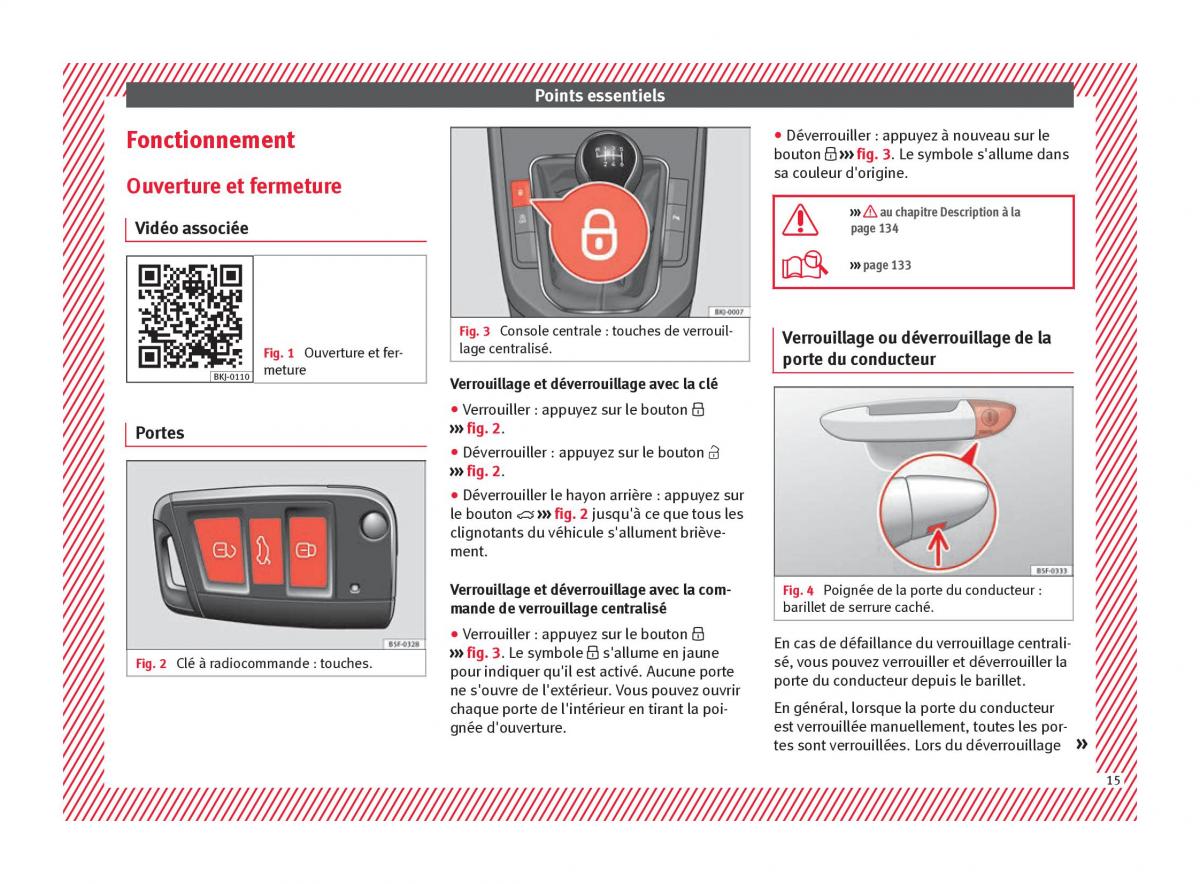 Seat Arona manuel du proprietaire / page 17