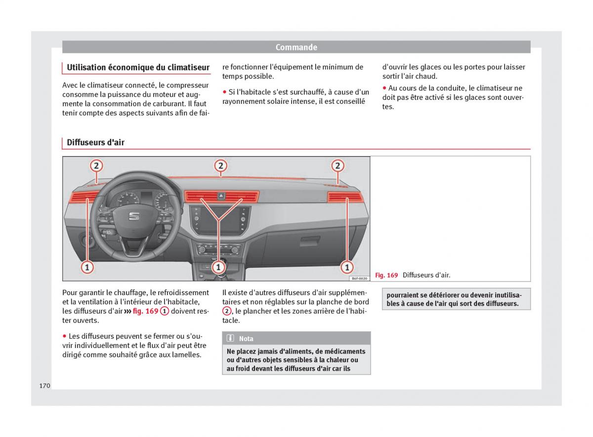 Seat Arona manuel du proprietaire / page 172