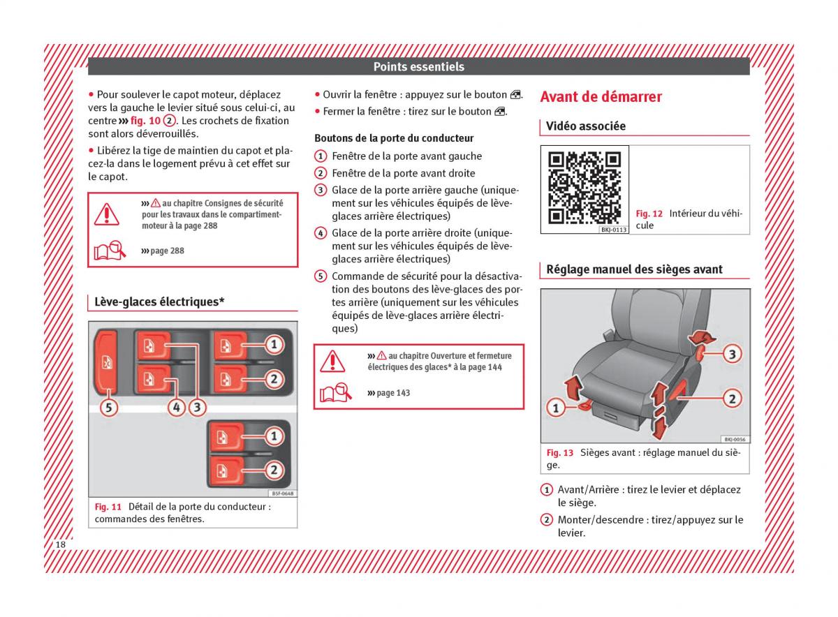 Seat Arona manuel du proprietaire / page 20