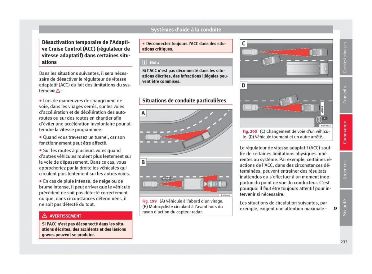 Seat Arona manuel du proprietaire / page 235