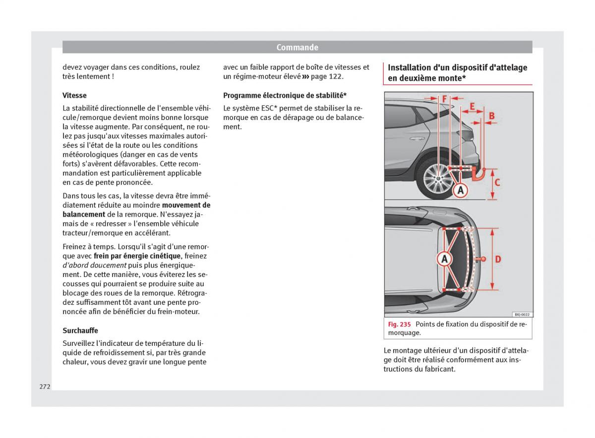 Seat Arona manuel du proprietaire / page 274