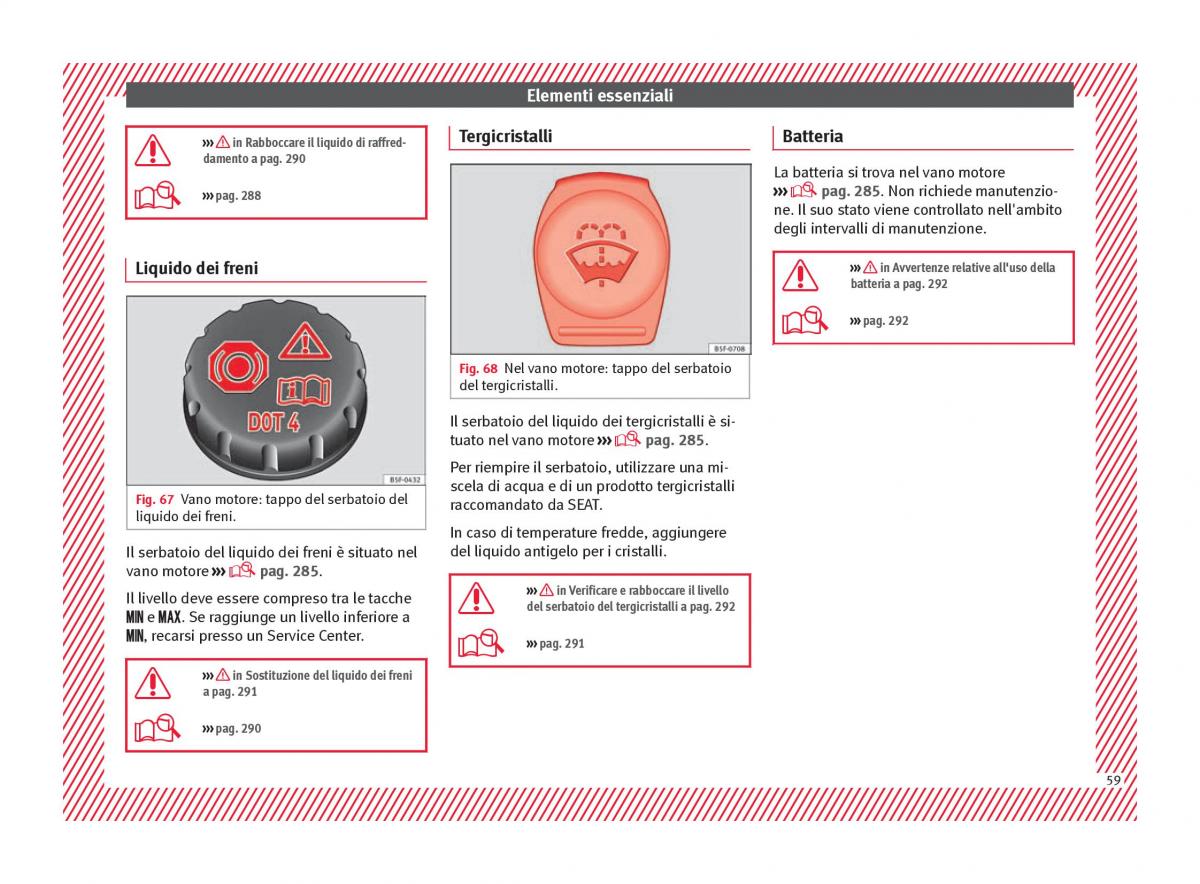 Seat Arona manuale del proprietario / page 61