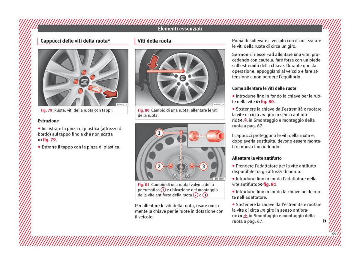 Seat Arona manuale del proprietario / page 67