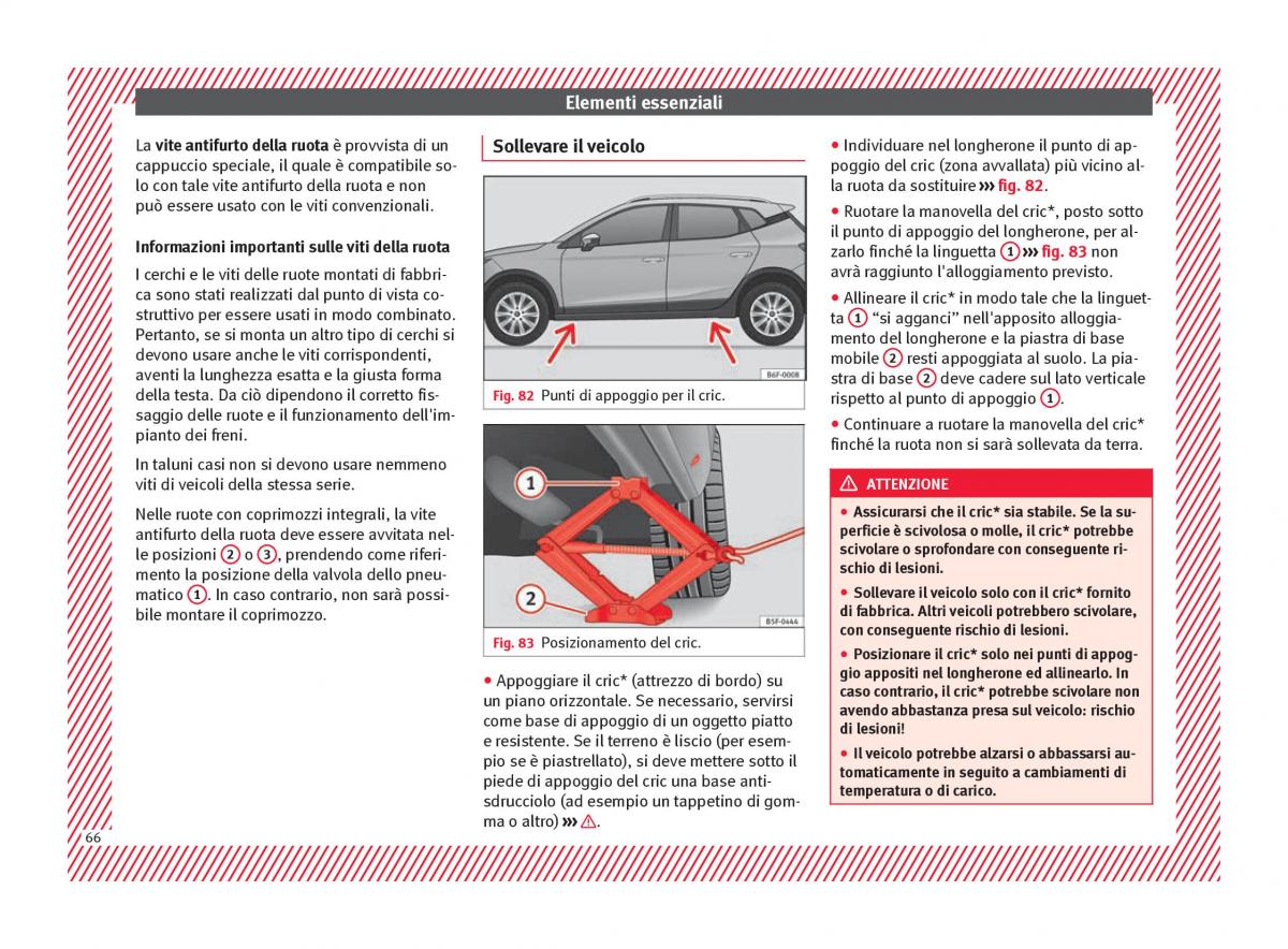 Seat Arona manuale del proprietario / page 68